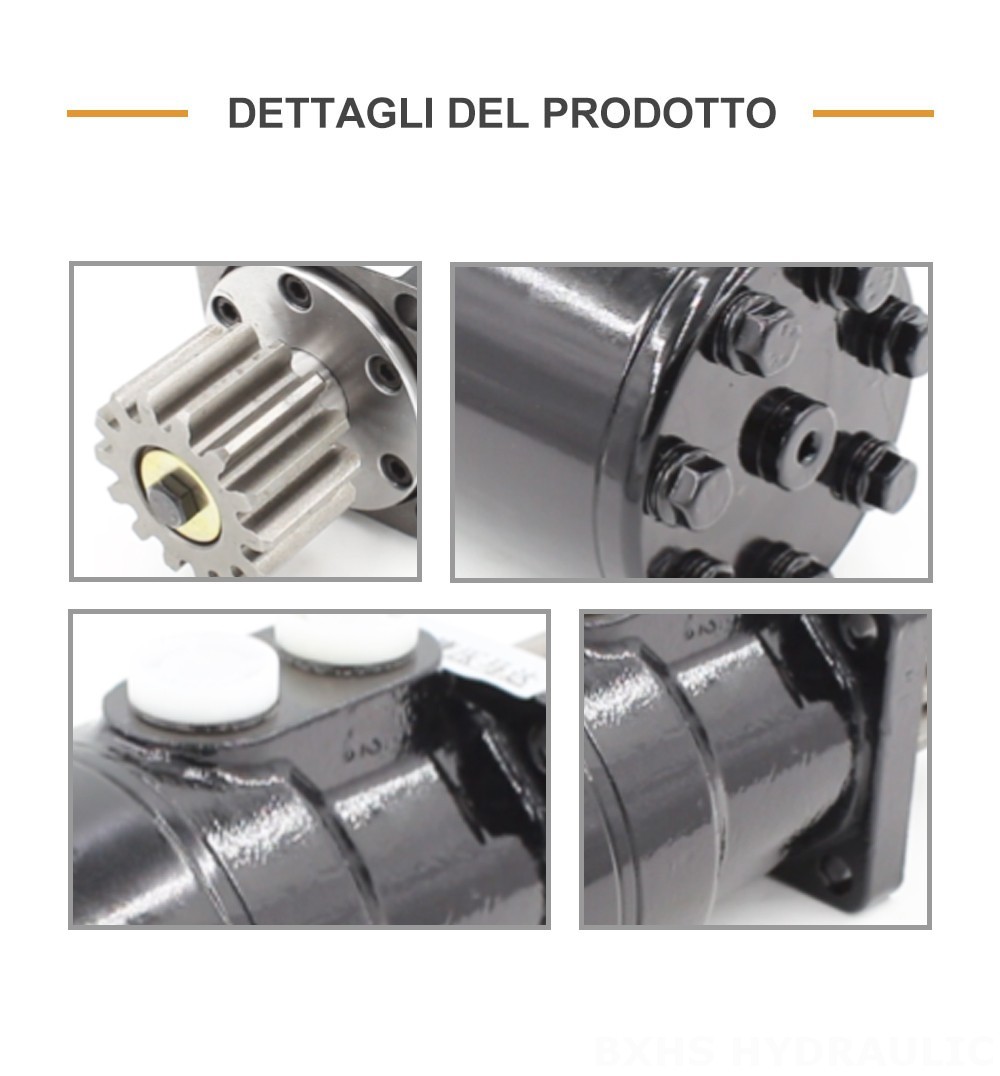 Motore Idraulico Cicloide BMR_Cycloid-2 63 cc/r 53 L/min Motore idraulico